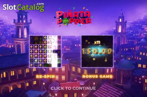 Start Screen. Piñata Popper Dream Drop slot