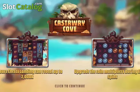 Schermo2. Castaway Cove slot