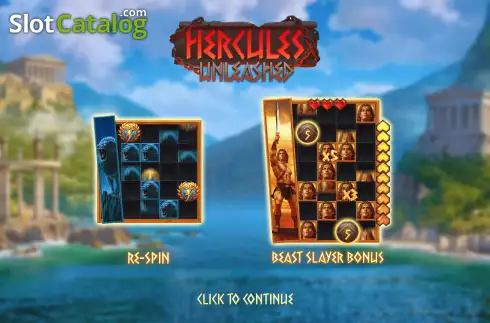 Bildschirm2. Hercules Unleashed slot