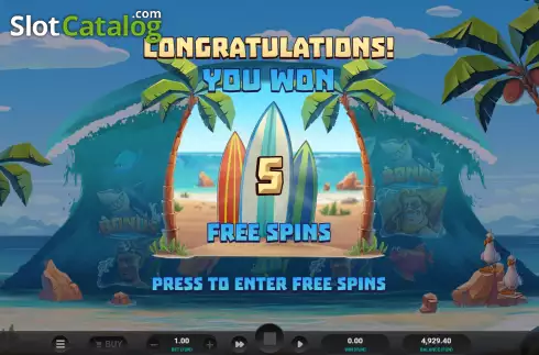 Free Spins Win Screen 2. Cowabunga Dream Drop slot