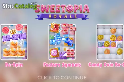 Start Screen. Sweetopia Royale slot