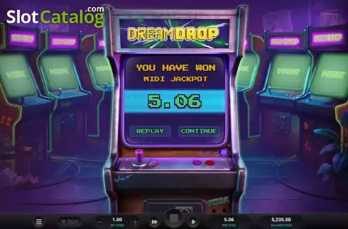 Jackpot Win Screen 3. Line Busters Dream Drop slot