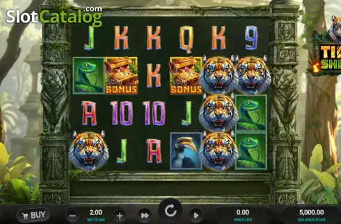 Schermo2. Tiger Shrine slot