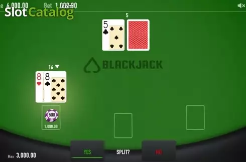 Game Process Screen. Blackjack (Relax) slot