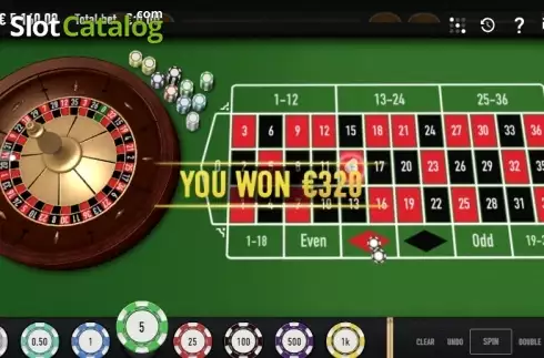 Schermo4. Roulette (Relax Gaming) slot
