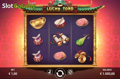 Game screen. Lucky Toad (Reloaded Gaming) slot