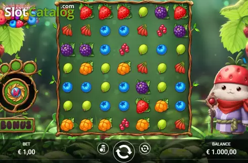 Game screen. Enchanted Berries slot
