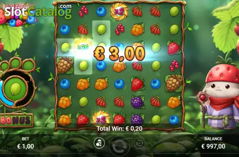 Win screen 2. Enchanted Berries slot