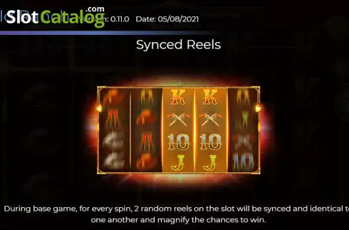 Synced Reels feature screen. Wild Ranch slot