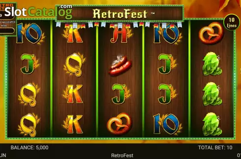 Bildschirm2. RetroFest slot