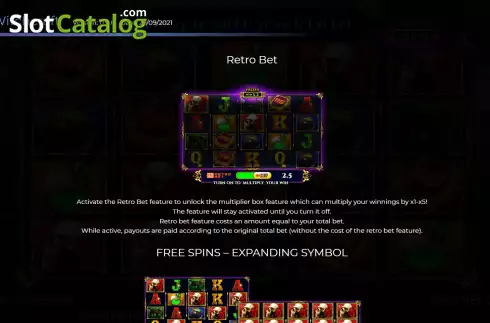 Feature Screen. Book of Witchcraft slot