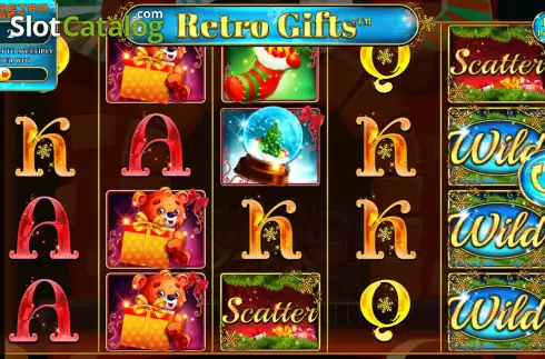 Game Screen. Retro Gifts slot