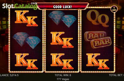 Win screen 2. 777 Vegas (Retro Gaming) slot