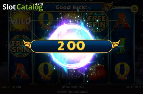 Win screen 2. Snatch The Gold Xmas Edition slot