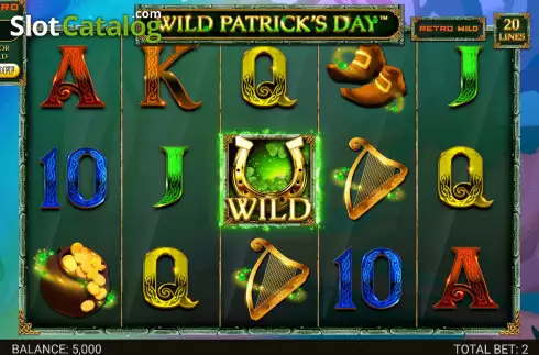 Ekran3. Wild Patrick's Day yuvası