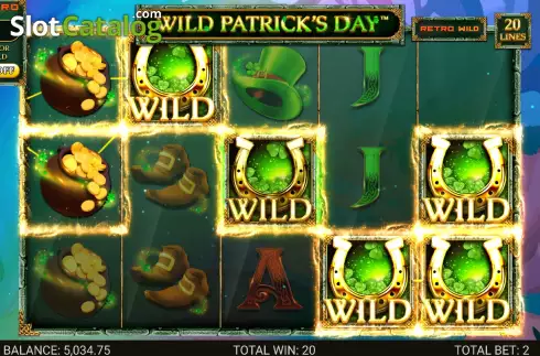 Win Screen 3. Wild Patrick's Day slot