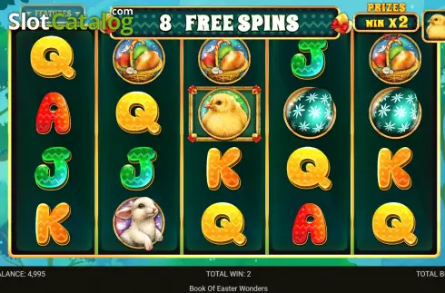 Free Spins screen 2. Book of Easter Wonders slot