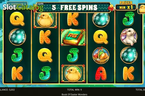 Free Spins screen 3. Book of Easter Wonders slot