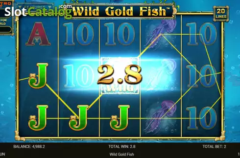 Skärmdump4. Wild Gold Fish slot