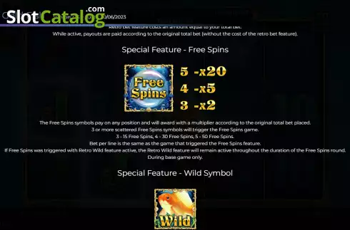 Free Spins screen. Wild Gold Fish slot