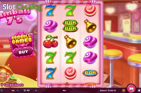 Expand Reels Feature Screen. Gumball 7's slot