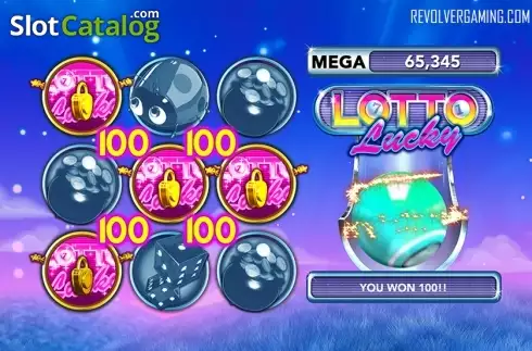 Win screen. Lotto Lucky slot