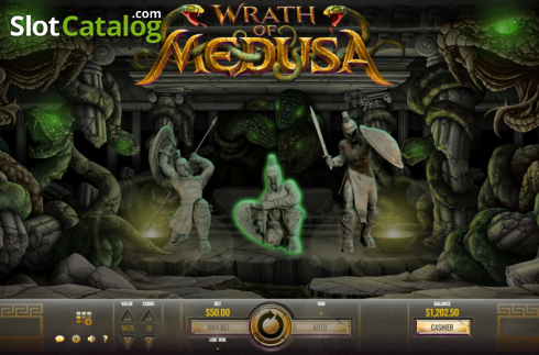 Bildschirm6. Wrath of Medusa slot