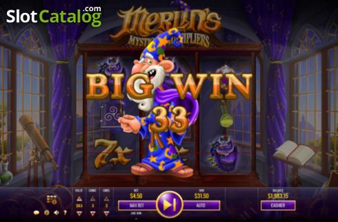 Big Win. Merlin’s Mystical Multipliers slot