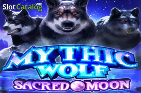 Mythic Wolf Sacred Moon Logo
