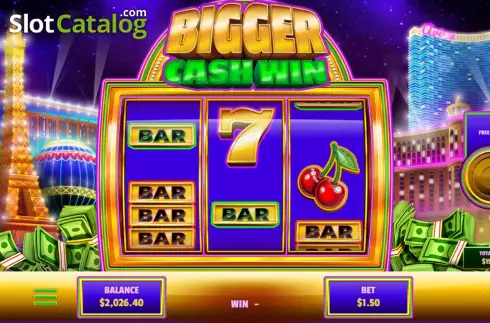 Free Spins screen 3. Bigger Cash Win slot