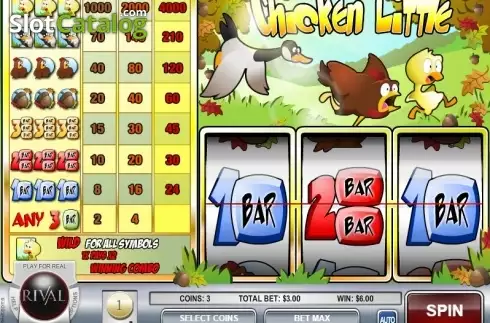 Bildschirm3. Chicken Little slot