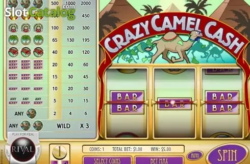 Screen4. Crazy Camel Cash slot