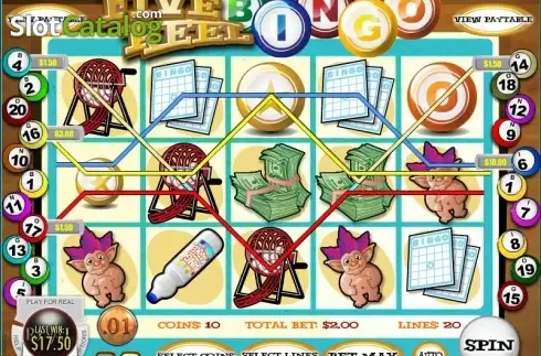 画面6. Five Reel Bingo カジノスロット