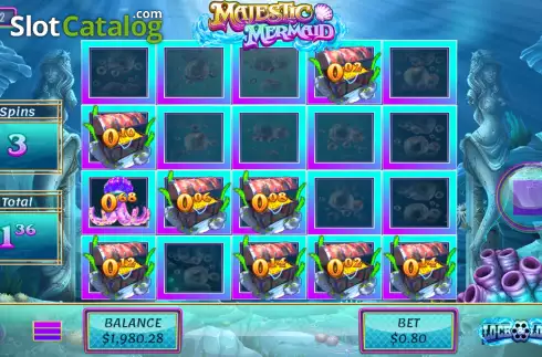 Hold and Win Bonus Game Win Screen 3. Majestic Mermaid slot