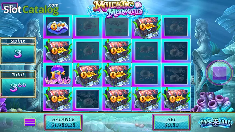 Majestic Mermaid Hold and Win Bonus