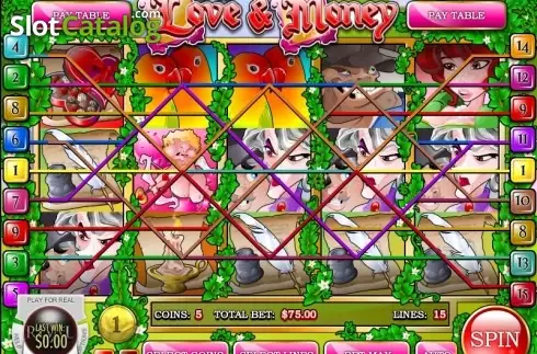 Screen3. For Love and Money slot