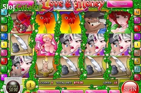 Screen4. For Love and Money slot