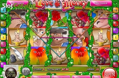 Schermo6. For Love and Money slot