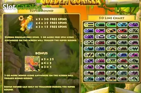 Bildschirm4. Golden Gorilla slot