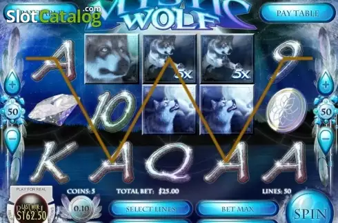 Schermo6. Mystic Wolf (Rival Gaming) slot