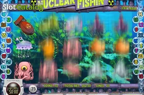 Pantalla5. Nuclear Fishin' Tragamonedas 