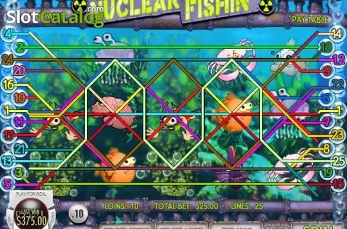 画面6. Nuclear Fishin' カジノスロット