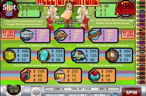 Bildschirm2. Reel of Fortune slot