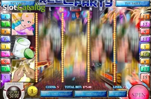 画面5. Reel Party Platinum カジノスロット