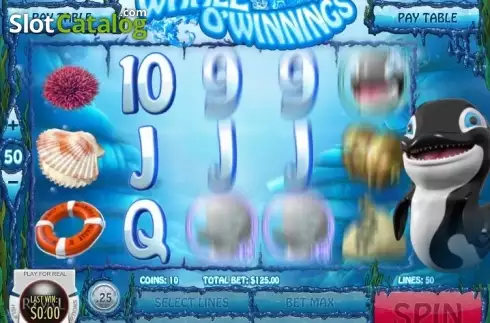 Bildschirm6. Whale O' Winnings slot