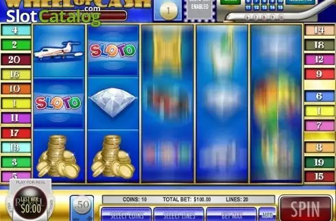 Bildschirm4. Wheel of Cash slot