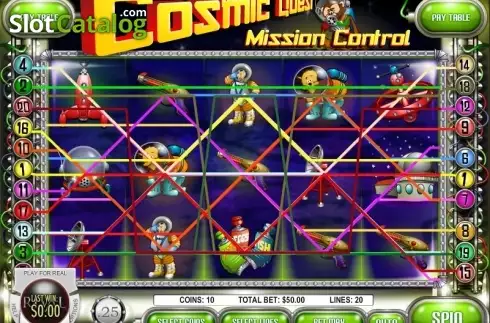 Ekran3. Cosmic Quest: Mission Control yuvası