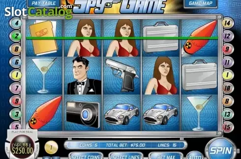 Schermo6. Spy Game slot