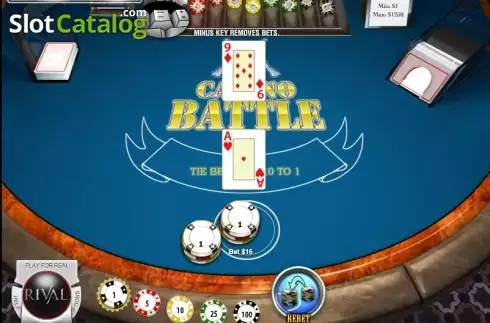 Schermo4. Casino Battle (Rival Gaming) slot