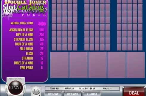 Screenshot3. Double Joker (Rival Gaming) slot